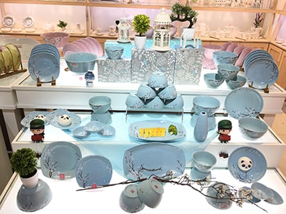 陶瓷餐具套裝系列，櫻之魅影